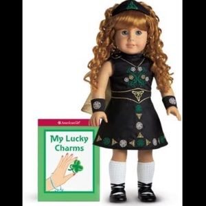 NWT Authentic American Girl Irish Outfit & Book